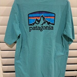 Patagonia Men's Aqua Graphic Tee